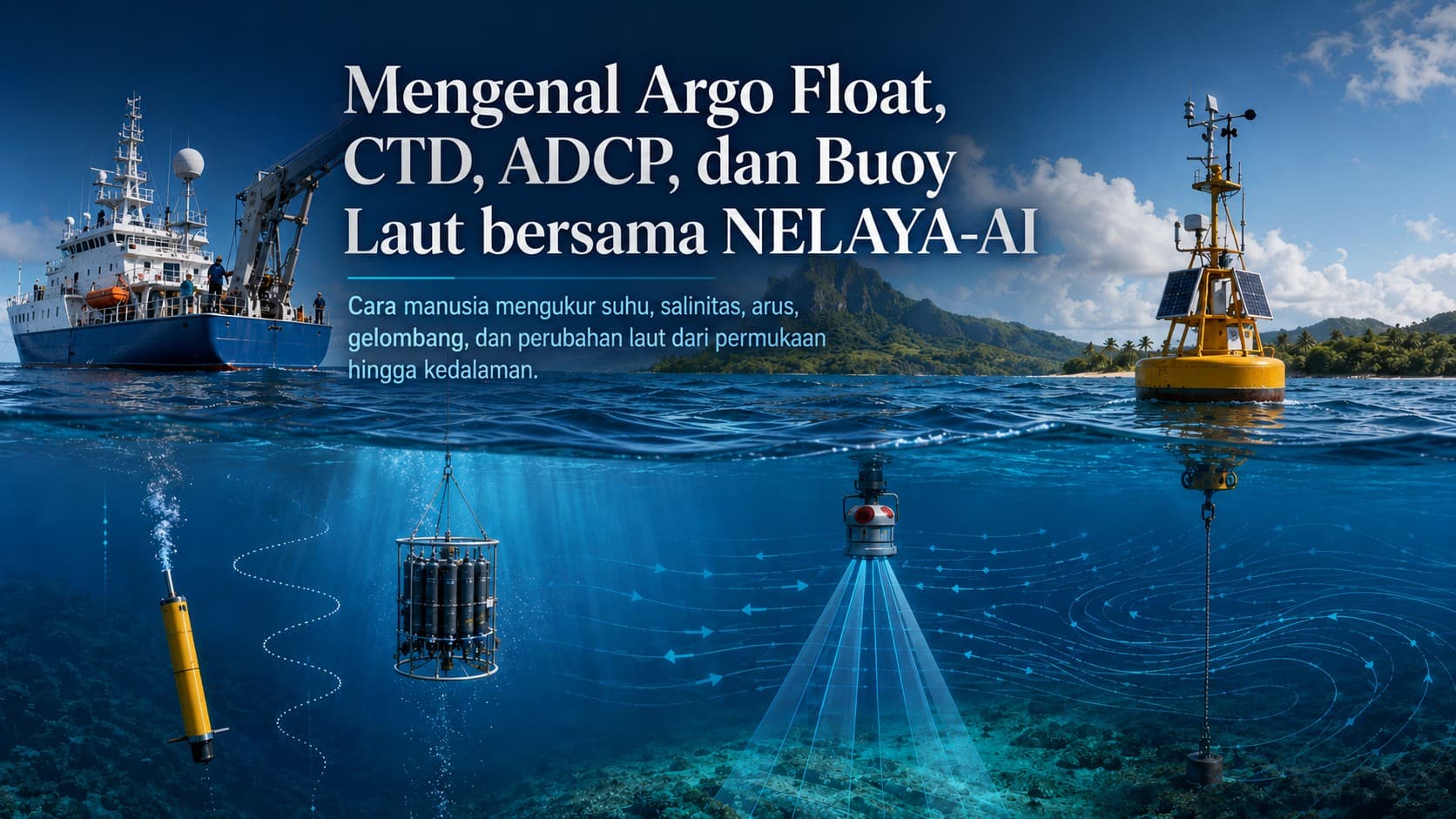 Mengenal Argo Float, CTD, ADCP, dan Buoy Laut: Alat yang Membuat Samudra Bisa Diukur