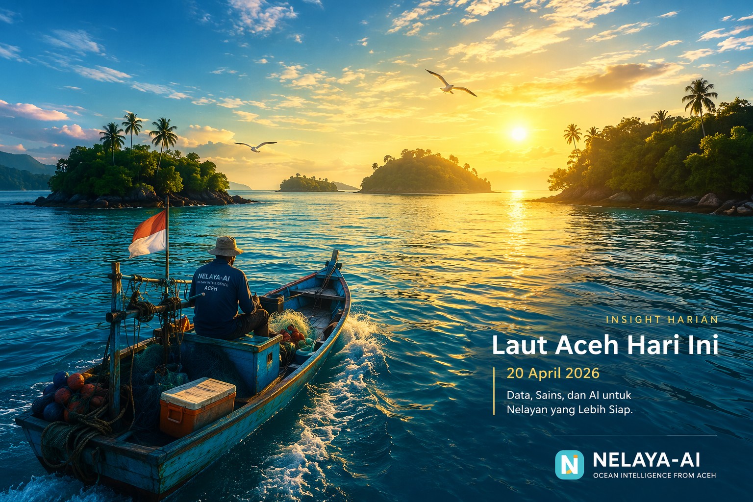 Laut Aceh 20 April 2026: stabil di permukaan, namun tekanan termal mulai menguat
