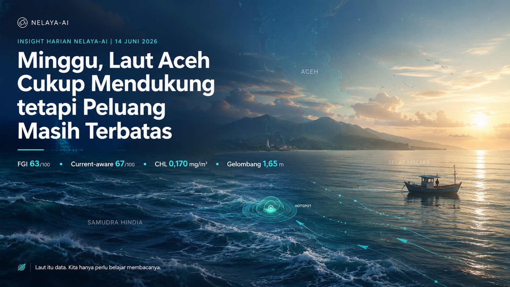 Minggu, Laut Aceh Cukup Mendukung tetapi Peluang Masih Terbatas