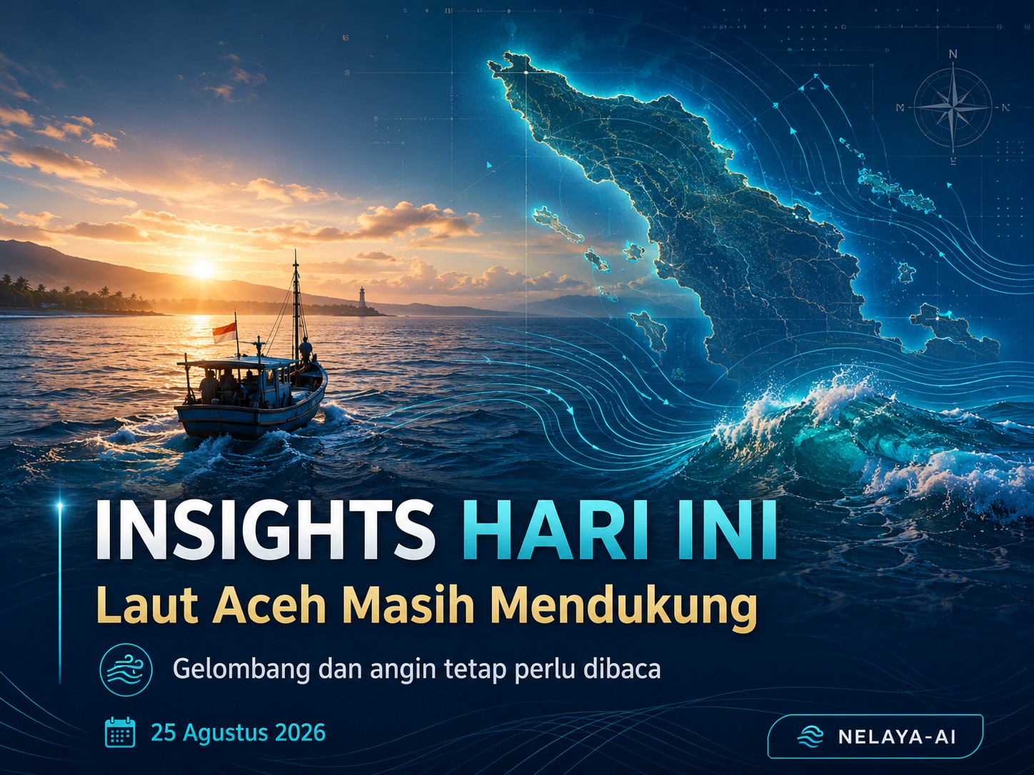 Selasa, Sinyal Stabil dan Arus Menguat Secara Terarah